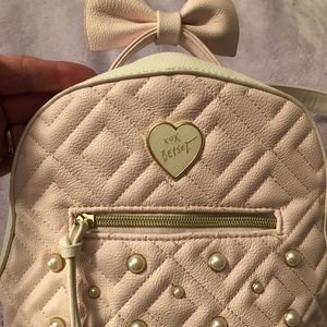 Worlds cutest Betsey Johnson small backpack/purse